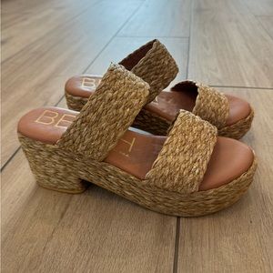 BEACH by Matisse Ocean Ave Platform Sandals Womens 8M